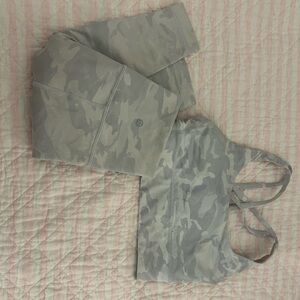 White camo Lululemon set
